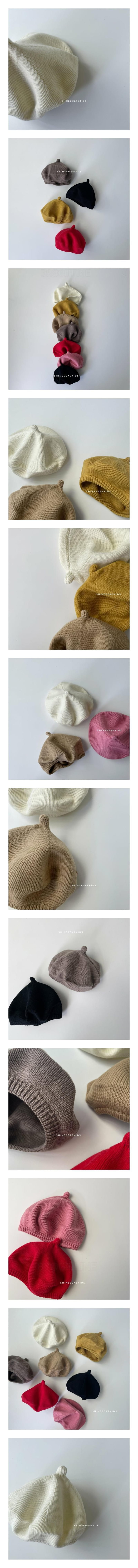 Shinseage Kids - Korean Children Fashion - #childofig - Knit Beret Hat