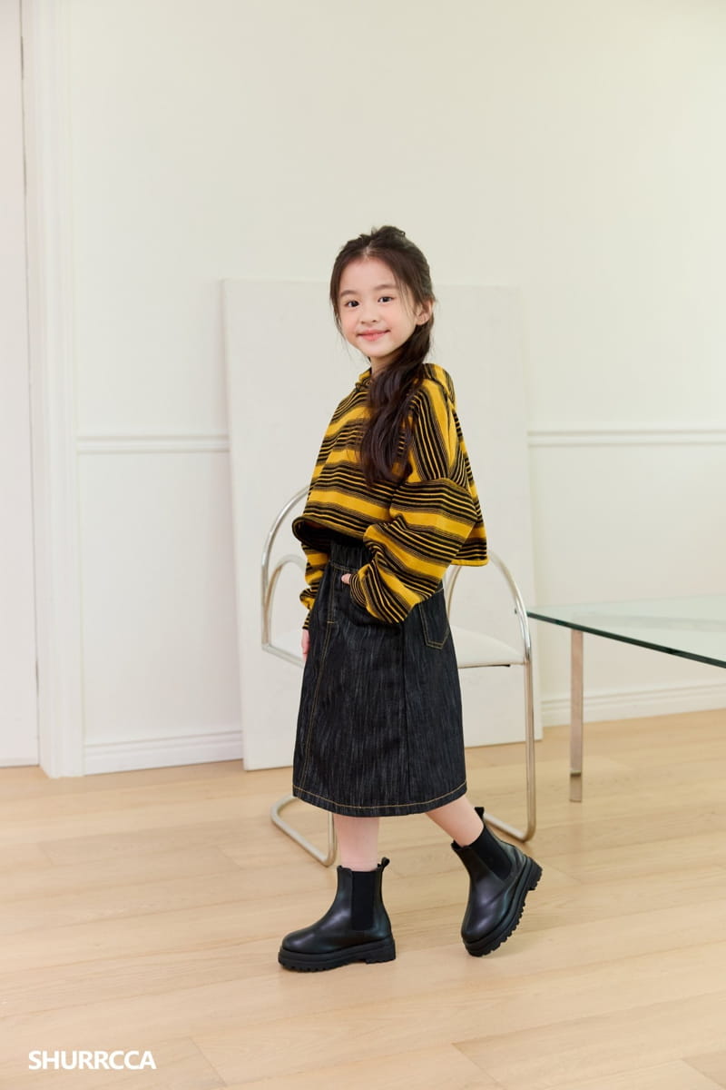 Shurrcca - Korean Children Fashion - #childrensboutique - Crop Hoody Tee - 9