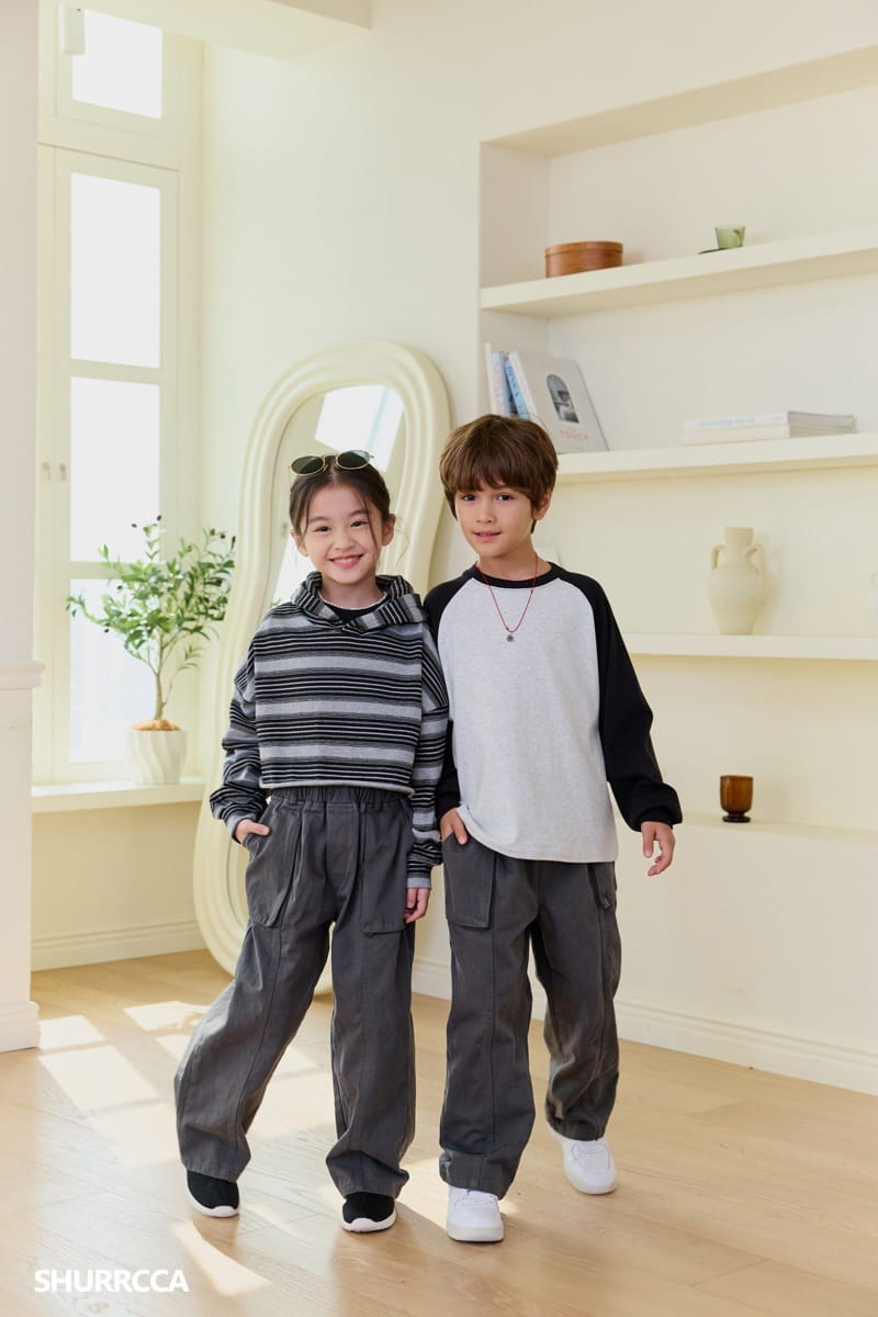 Shurrcca - Korean Children Fashion - #fashionkids - Crop Hoody Tee - 12