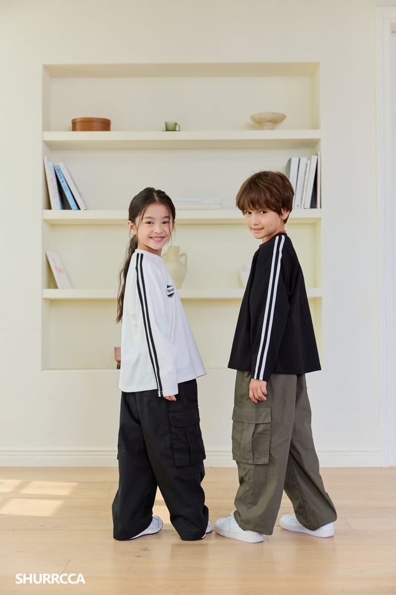 Shurrcca - Korean Children Fashion - #kidsstore - Cargo PAnts - 11