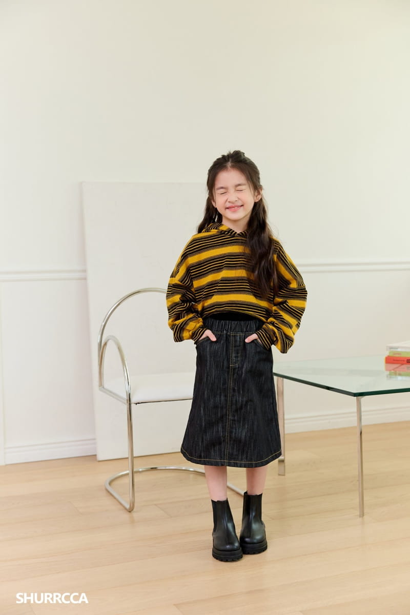 Shurrcca - Korean Children Fashion - #toddlerclothing - Crop Hoody Tee - 6
