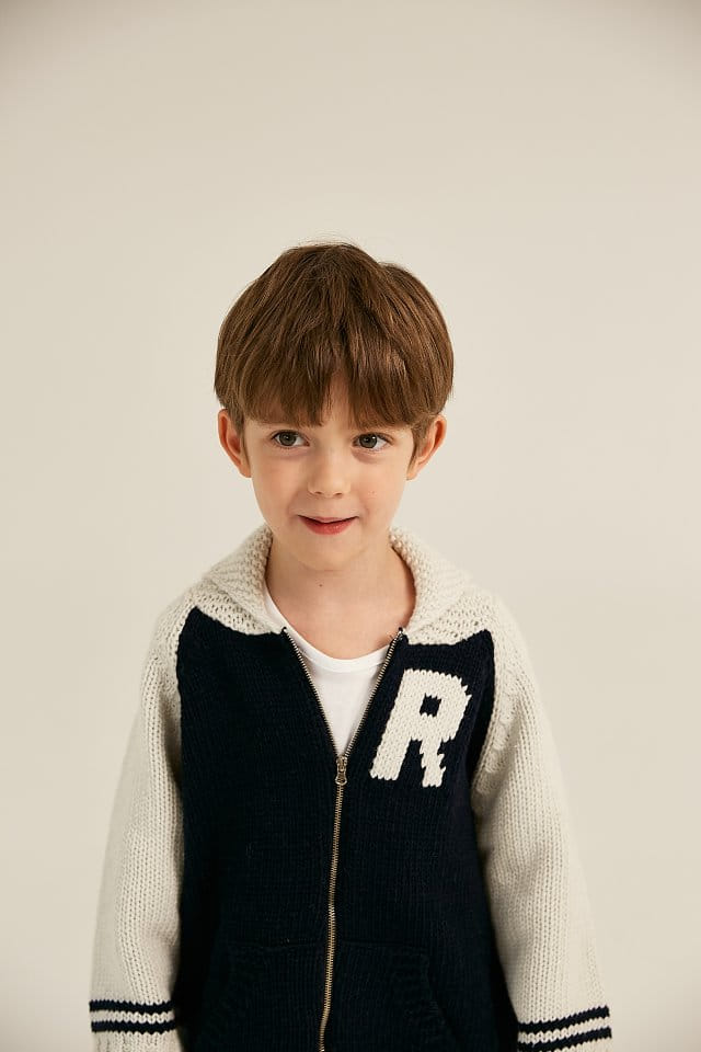 Slow B - Korean Children Fashion - #childofig - Raglan R Cardigan - 6