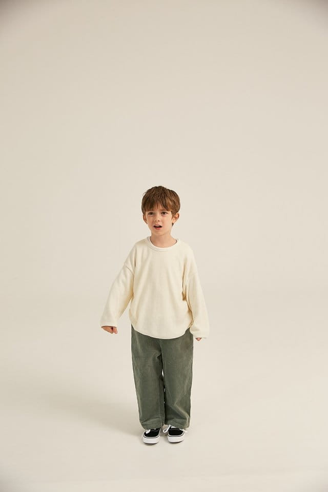 Slow B - Korean Children Fashion - #designkidswear - Rib Pants - 4