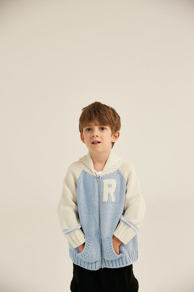 Slow B - Korean Children Fashion - #kidsstore - Raglan R Cardigan - 12