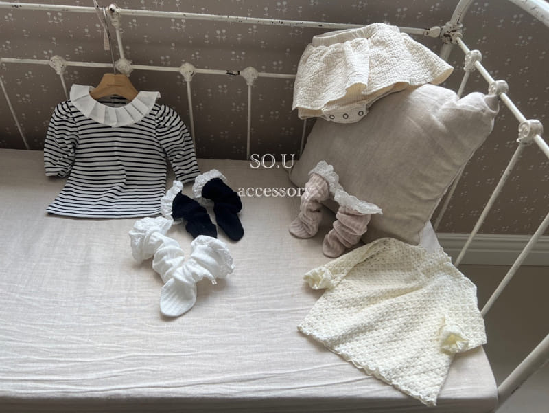 So U - Korean Baby Fashion - #babyboutiqueclothing - Bebe Lace Knee Socks - 8