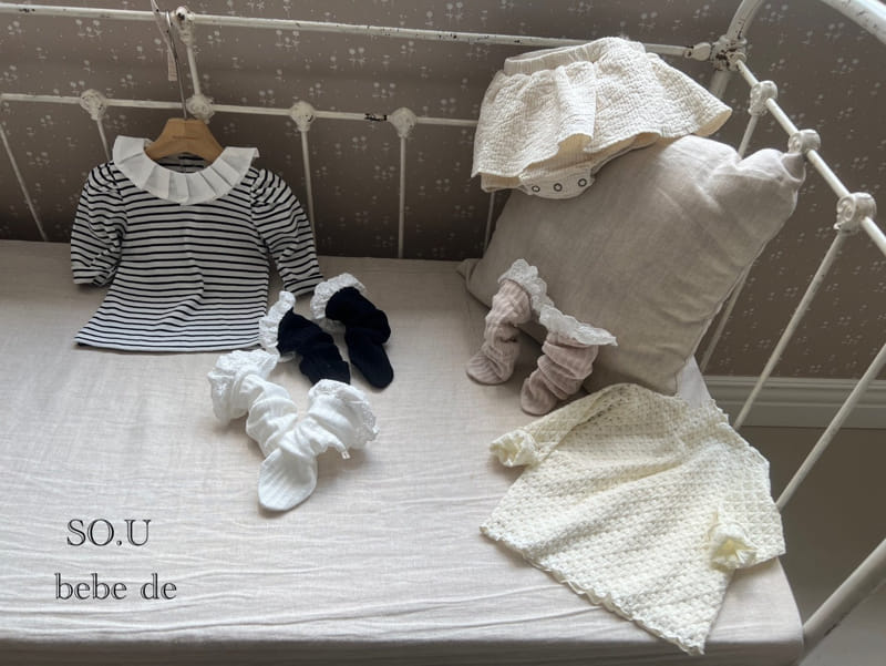 So U - Korean Baby Fashion - #babyootd - Knit Terry Tee - 5
