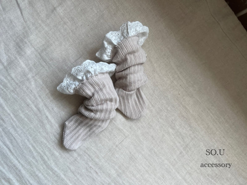 So U - Korean Baby Fashion - #babywear - Bebe Lace Knee Socks - 3