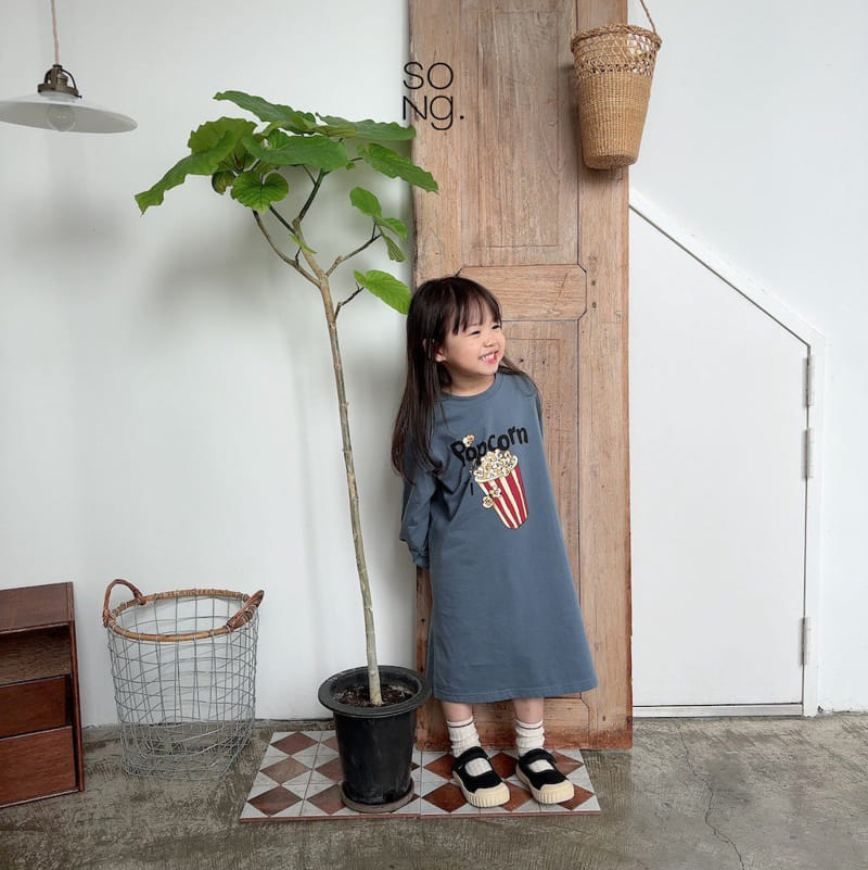 Song - Korean Children Fashion - #kidsshorts - Pop Corn Tee - 12
