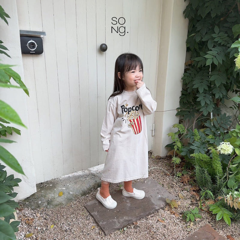 Song - Korean Children Fashion - #kidzfashiontrend - Pop Corn One-piece