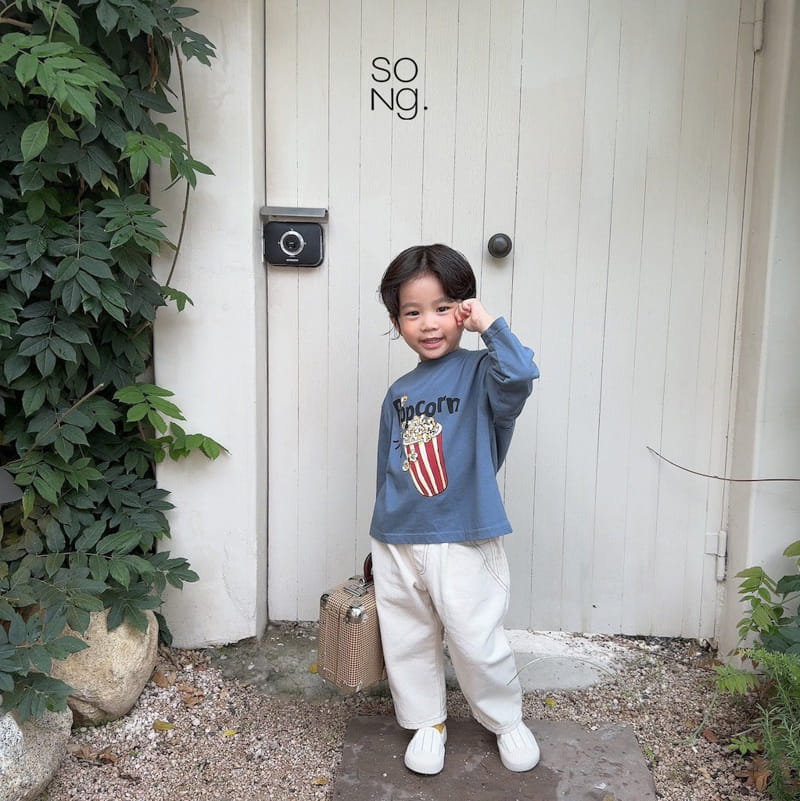 Song - Korean Children Fashion - #magicofchildhood - Pop Corn Tee - 3