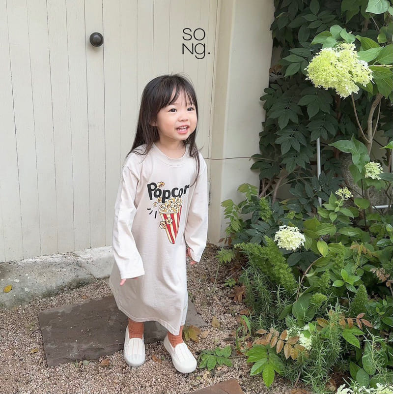 Song - Korean Children Fashion - #prettylittlegirls - Pop Corn One-piece - 6