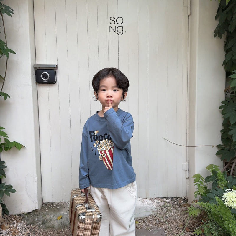 Song - Korean Children Fashion - #prettylittlegirls - Pop Corn Tee - 5
