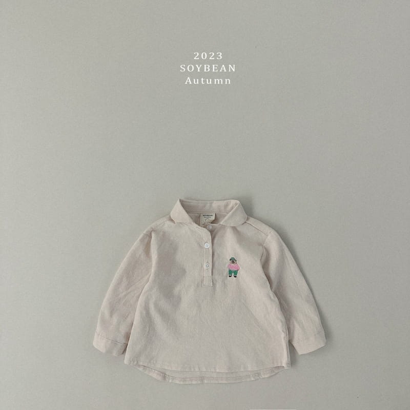 Soybean - Korean Children Fashion - #kidsshorts - Bear Over Shirt - 8