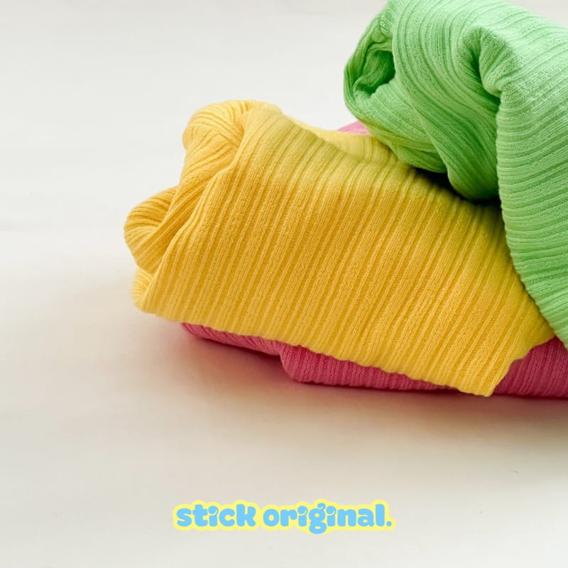 Stick - Korean Children Fashion - #childofig - Marlang Knit Tee - 4