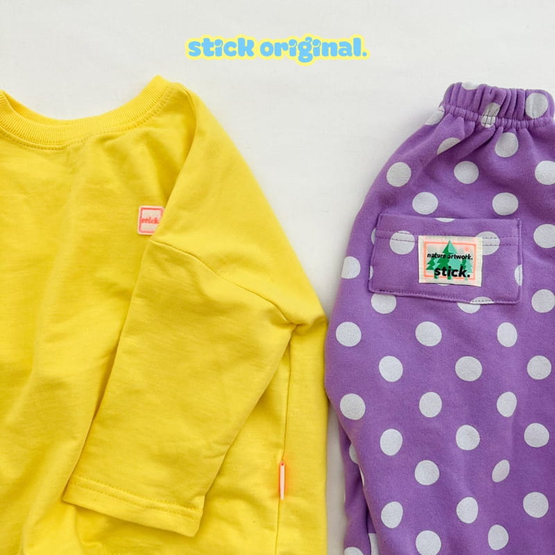 Stick - Korean Children Fashion - #kidsshorts - Logo Tee - 9