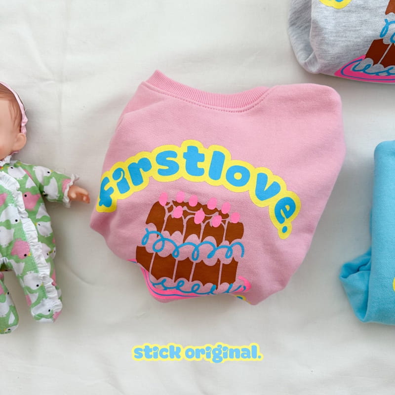 Stick - Korean Children Fashion - #kidsshorts - Cake Sweatshirt with Mom - 9