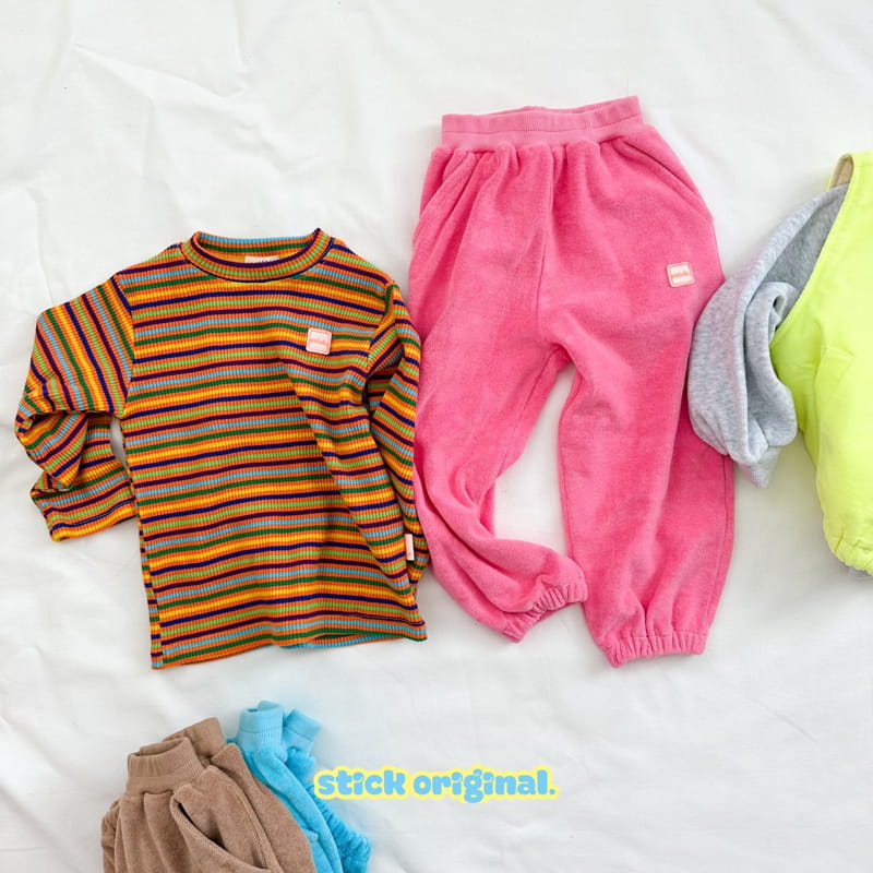 Stick - Korean Children Fashion - #minifashionista - Stick Terry Pants with Mom - 7