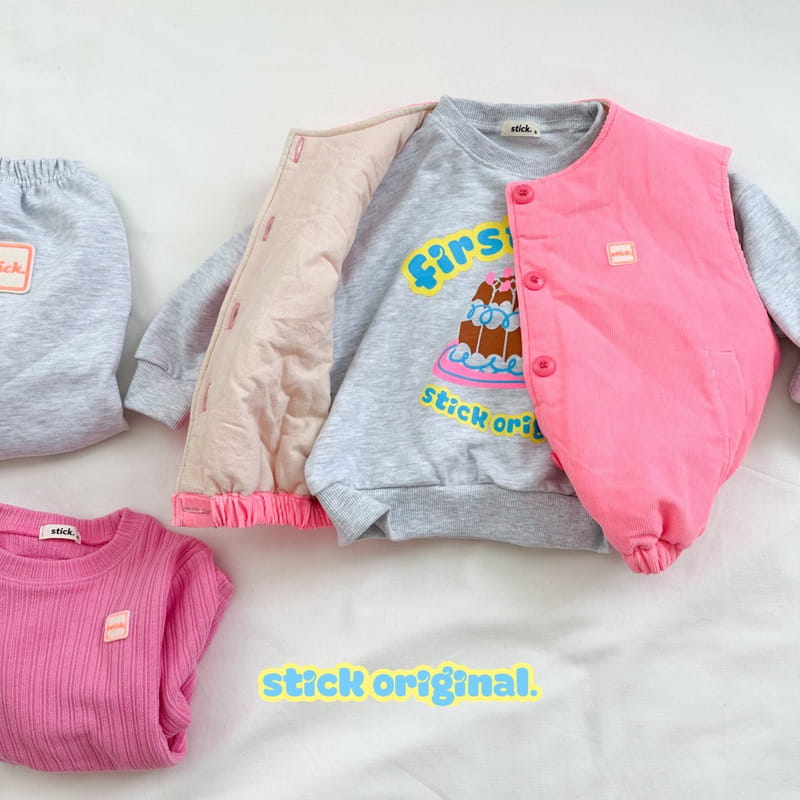 Stick - Korean Children Fashion - #prettylittlegirls - Cake Sweatshirt with Mom - 2