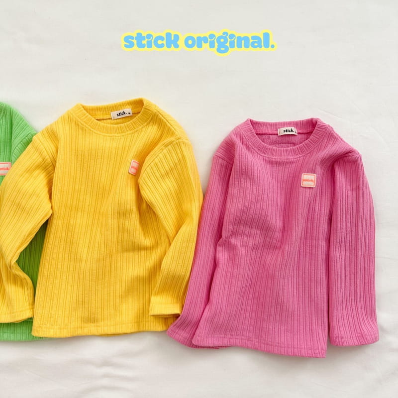 Stick - Korean Children Fashion - #toddlerclothing - Marlang Knit Tee