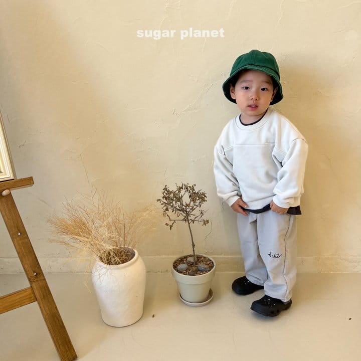 Sugar Planet - Korean Children Fashion - #childofig - Simple Stitch Sweatshirt - 6