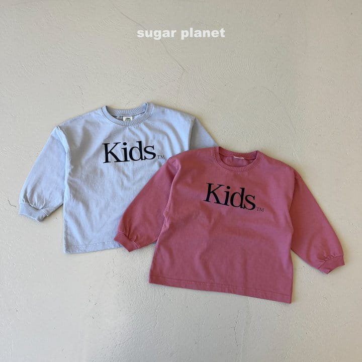 Sugar Planet - Korean Children Fashion - #childofig - Kid Sleeve Tee