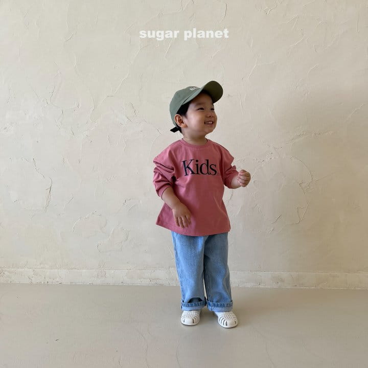 Sugar Planet - Korean Children Fashion - #childrensboutique - Kid Sleeve Tee - 2