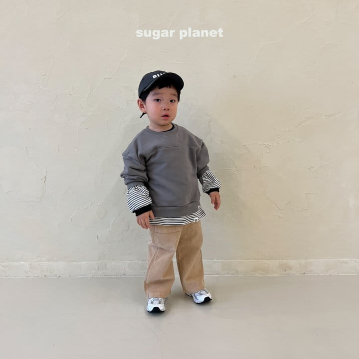 Sugar Planet - Korean Children Fashion - #discoveringself - Simple Stitch Sweatshirt - 9