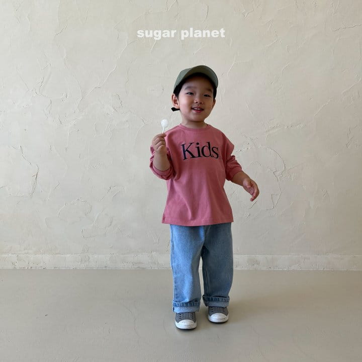 Sugar Planet - Korean Children Fashion - #kidzfashiontrend - Kid Sleeve Tee - 8
