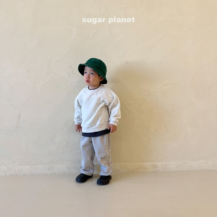 Sugar Planet - Korean Children Fashion - #littlefashionista - Simple Stitch Sweatshirt