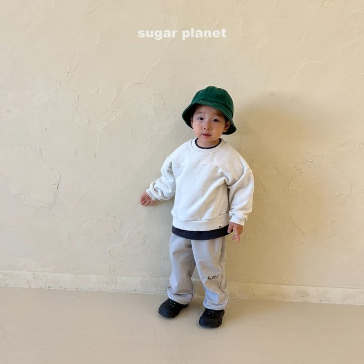 Sugar Planet - Korean Children Fashion - #magicofchildhood - Simple Stitch Sweatshirt - 2