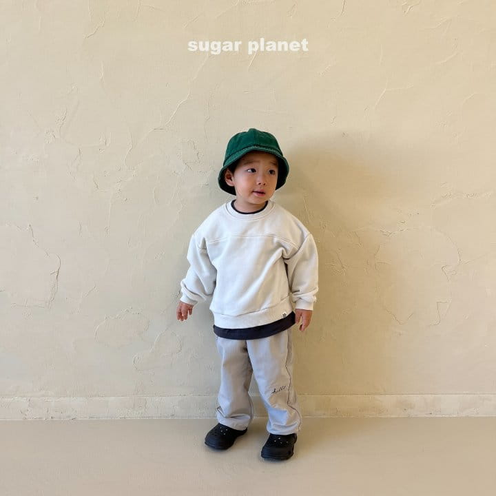 Sugar Planet - Korean Children Fashion - #minifashionista - Simple Stitch Sweatshirt - 4