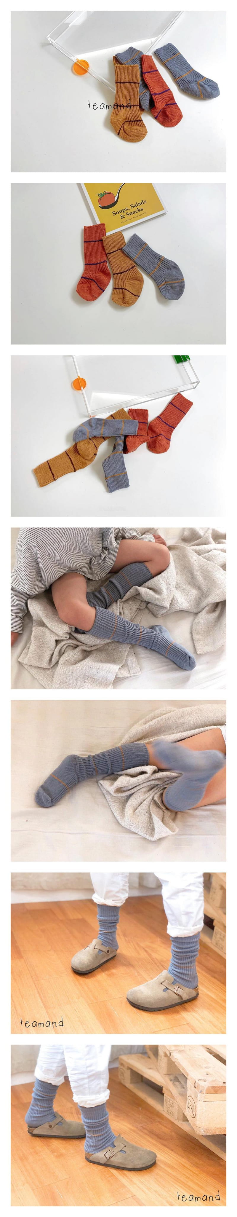 Teamand - Korean Children Fashion - #Kfashion4kids - Erse Socks Set