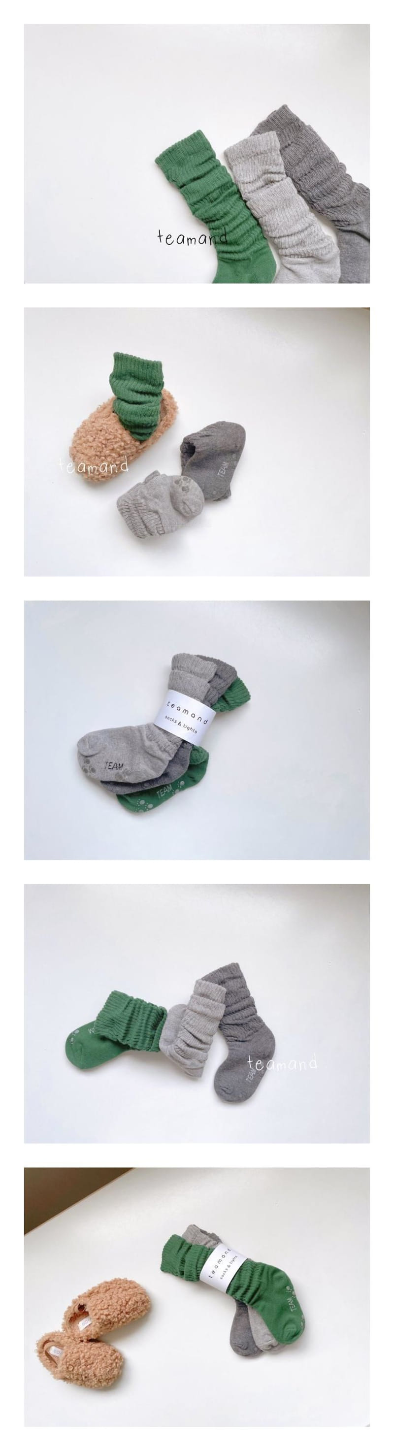 Teamand - Korean Children Fashion - #childrensboutique - Warmer Socks Set