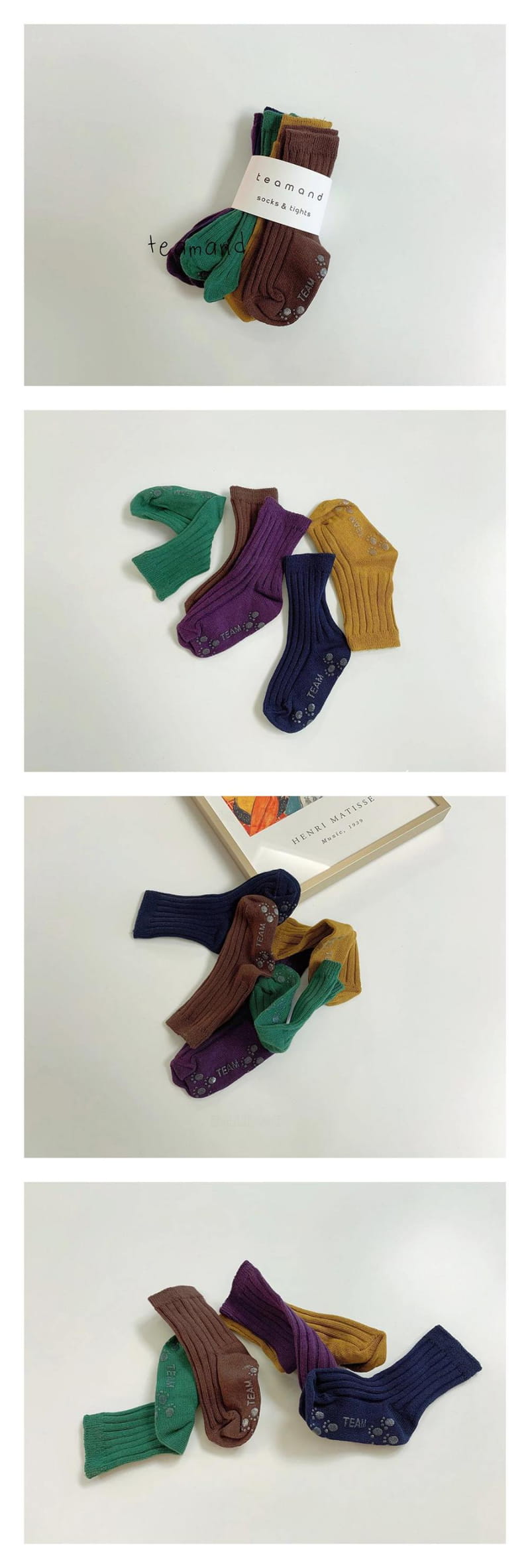 Teamand - Korean Children Fashion - #designkidswear - Brownie Socks Set