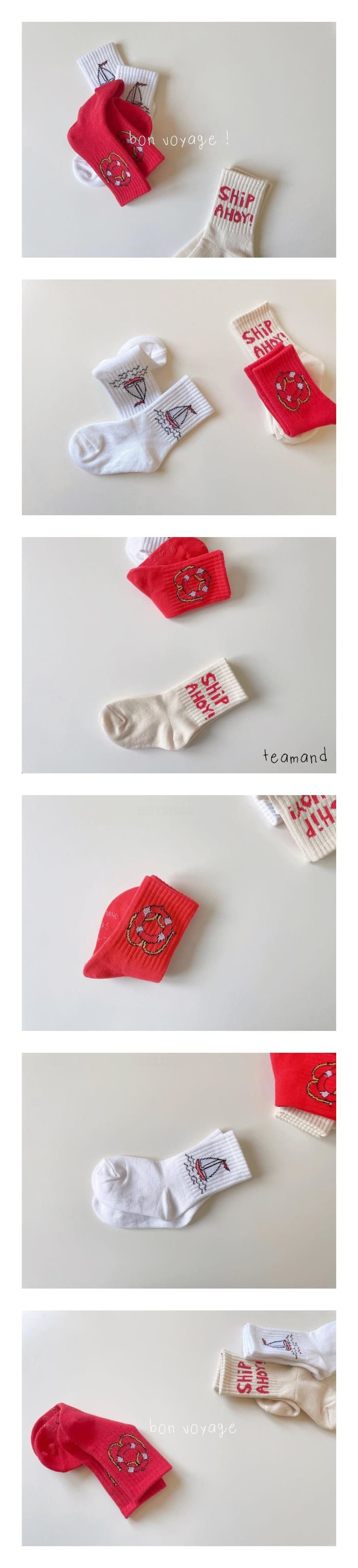 Teamand - Korean Children Fashion - #designkidswear - Trip Socks Set