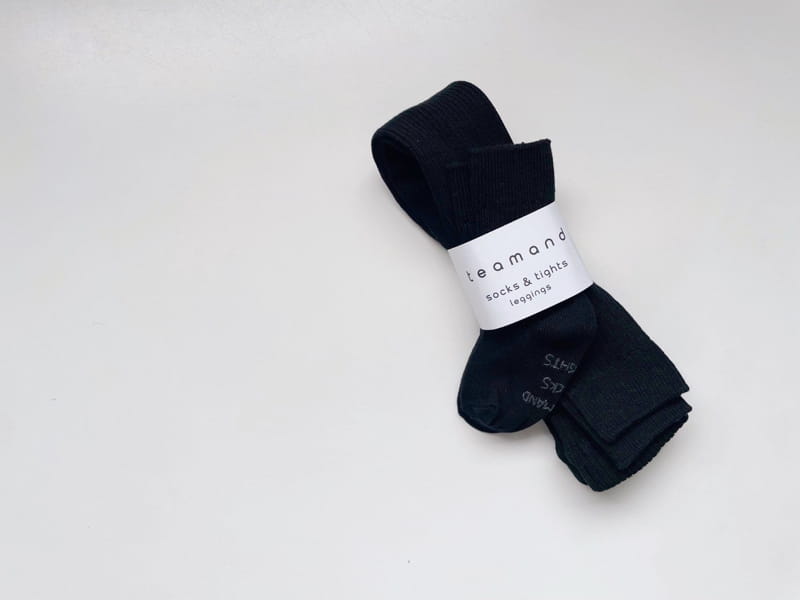 Teamand - Korean Children Fashion - #fashionkids - Cookie Leggings Socks Set - 5