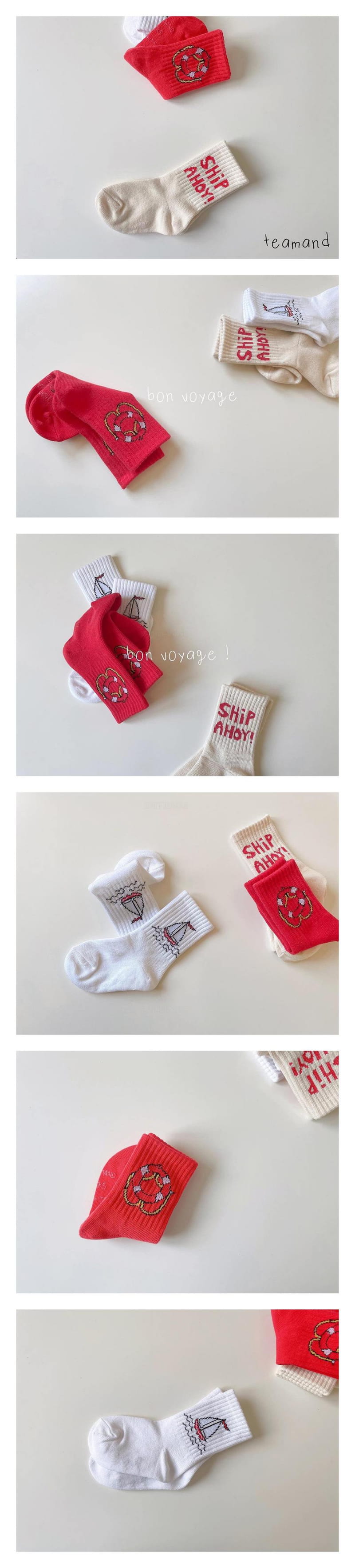 Teamand - Korean Children Fashion - #kidsstore - Travel Socks Set