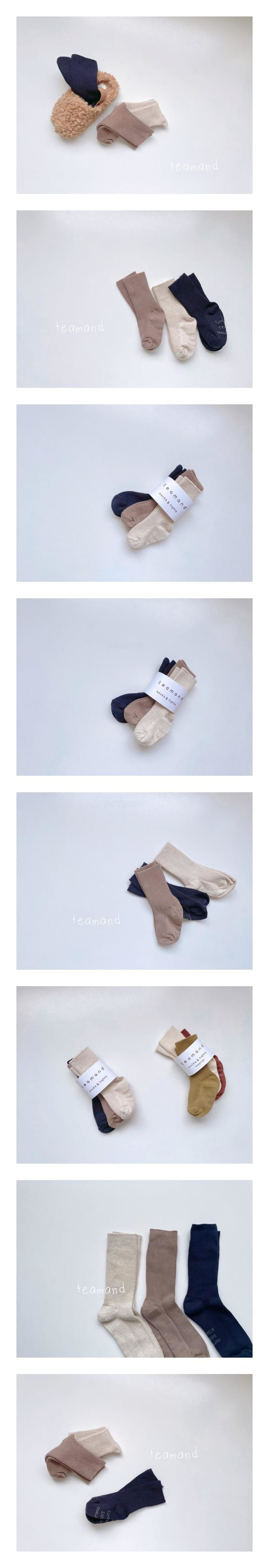 Teamand - Korean Children Fashion - #kidsstore - Pie Socks Set