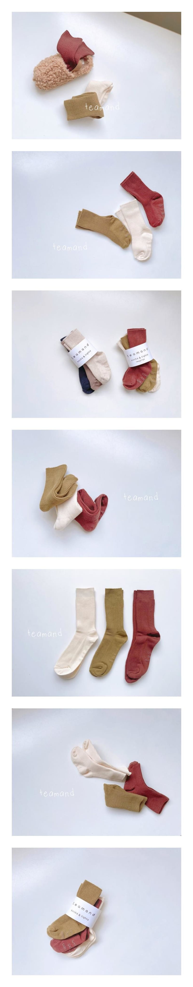 Teamand - Korean Children Fashion - #kidzfashiontrend - Tart Socks Set