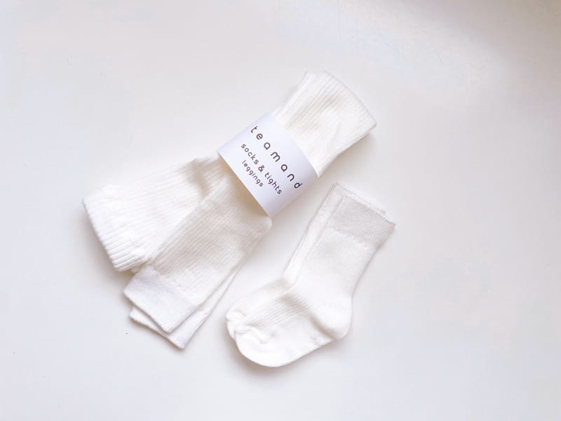 Teamand - Korean Children Fashion - #littlefashionista - Cookie Leggings Socks Set - 10