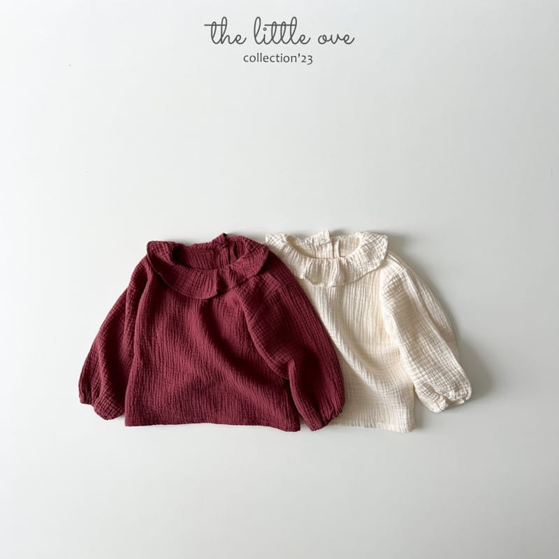 The Little Ove - Korean Children Fashion - #prettylittlegirls - Cotton Blouse - 3