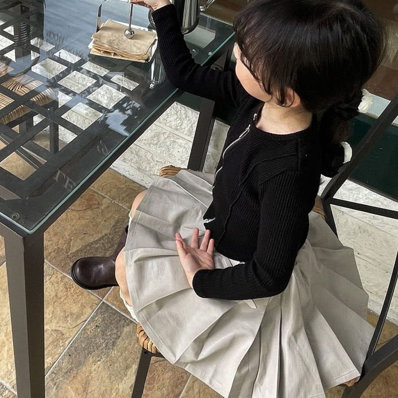 Urban Rabbit - Korean Children Fashion - #Kfashion4kids - Leather Pleats Skirt - 12