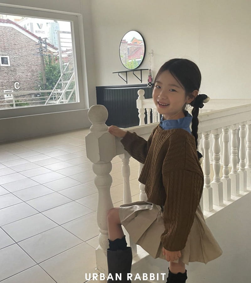 Urban Rabbit - Korean Children Fashion - #childofig - Slit Crop Knit Tee - 8