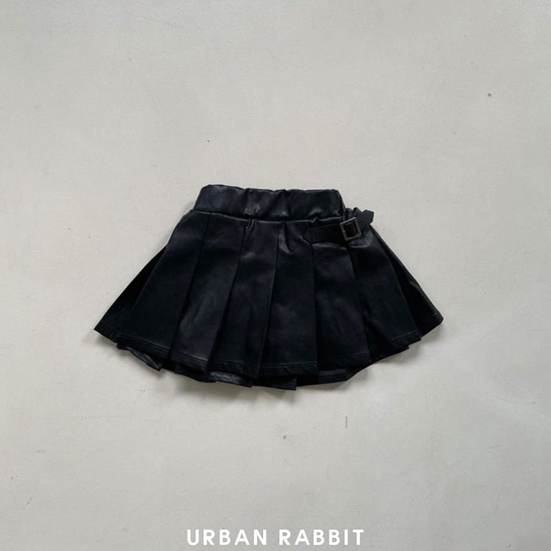 Urban Rabbit - Korean Children Fashion - #childofig - Leather Pleats Skirt - 4