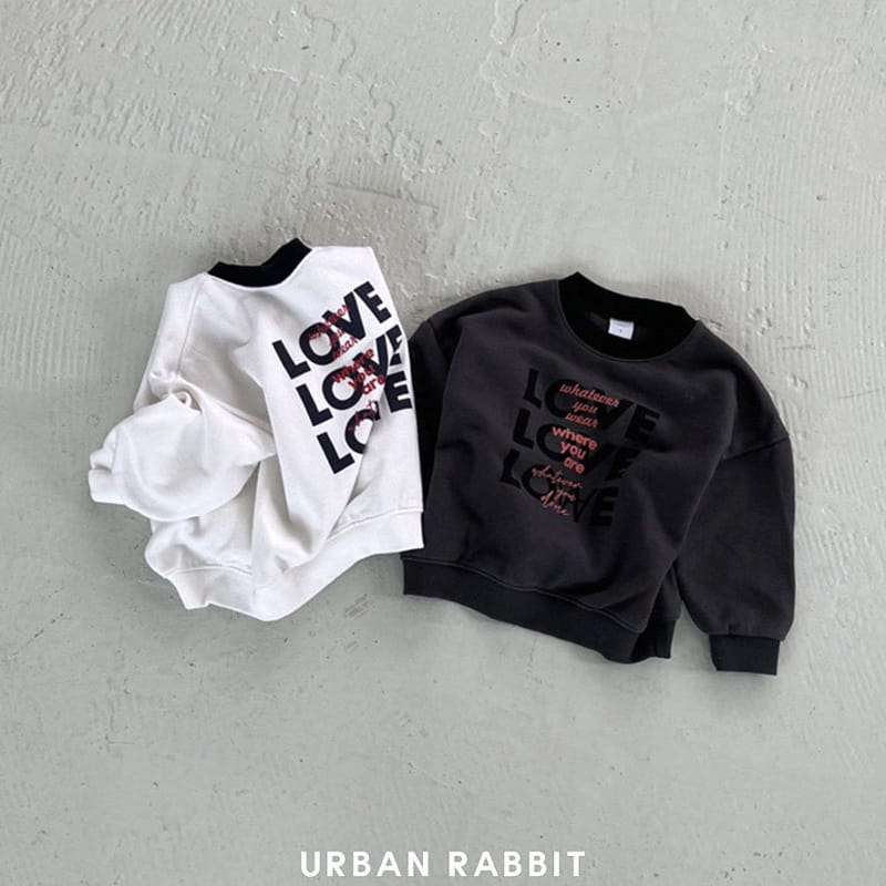 Urban Rabbit - Korean Children Fashion - #childrensboutique - Love Sweatshirt
