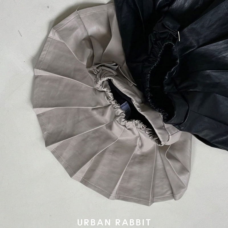 Urban Rabbit - Korean Children Fashion - #designkidswear - Leather Pleats Skirt - 6