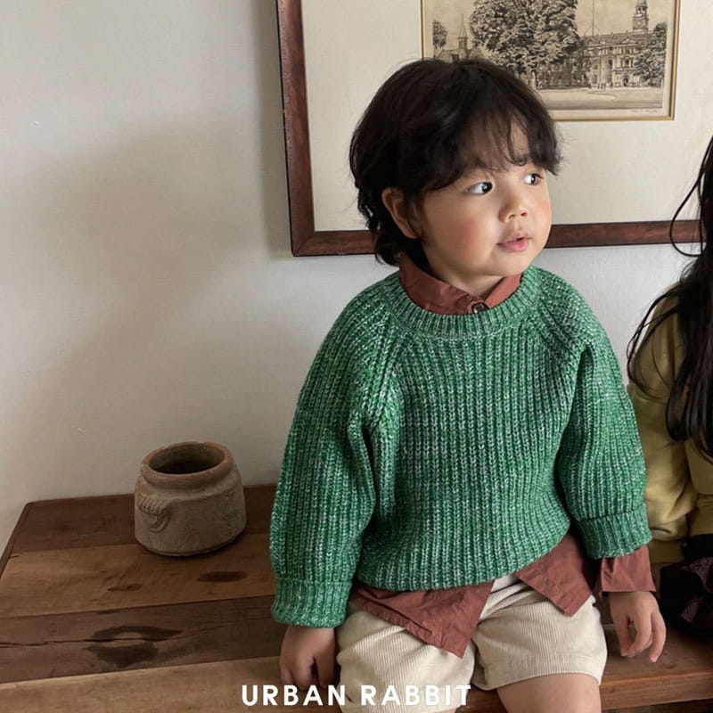 Urban Rabbit - Korean Children Fashion - #discoveringself - Color Mix Knit Tee - 12