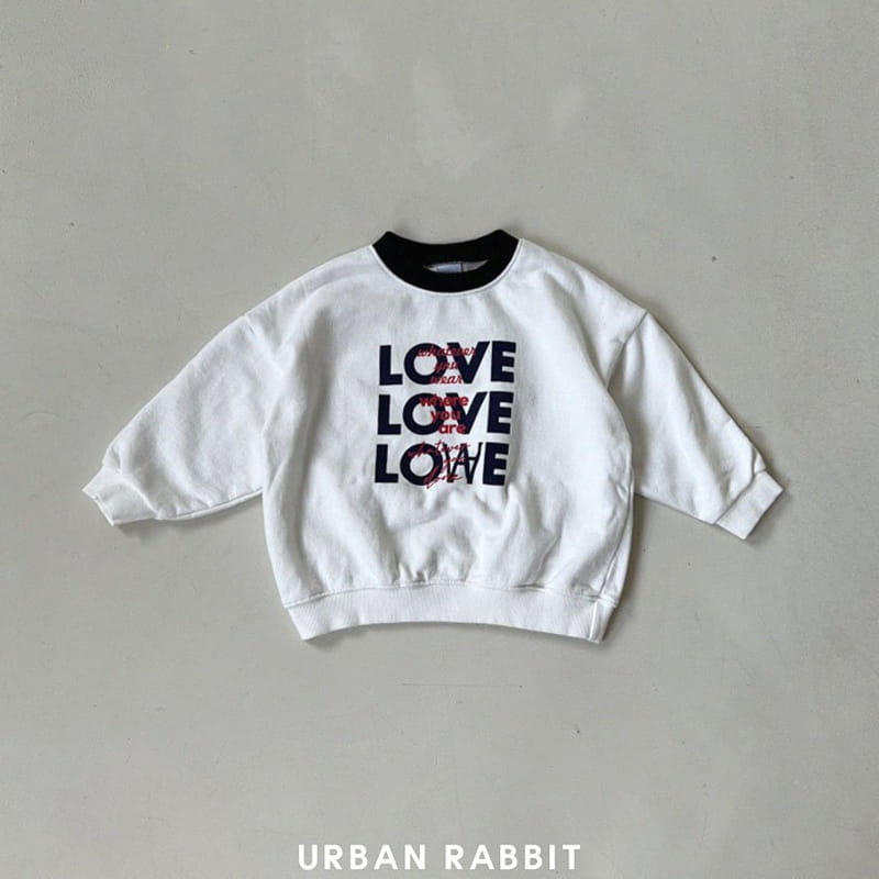 Urban Rabbit - Korean Children Fashion - #discoveringself - Love Sweatshirt - 3
