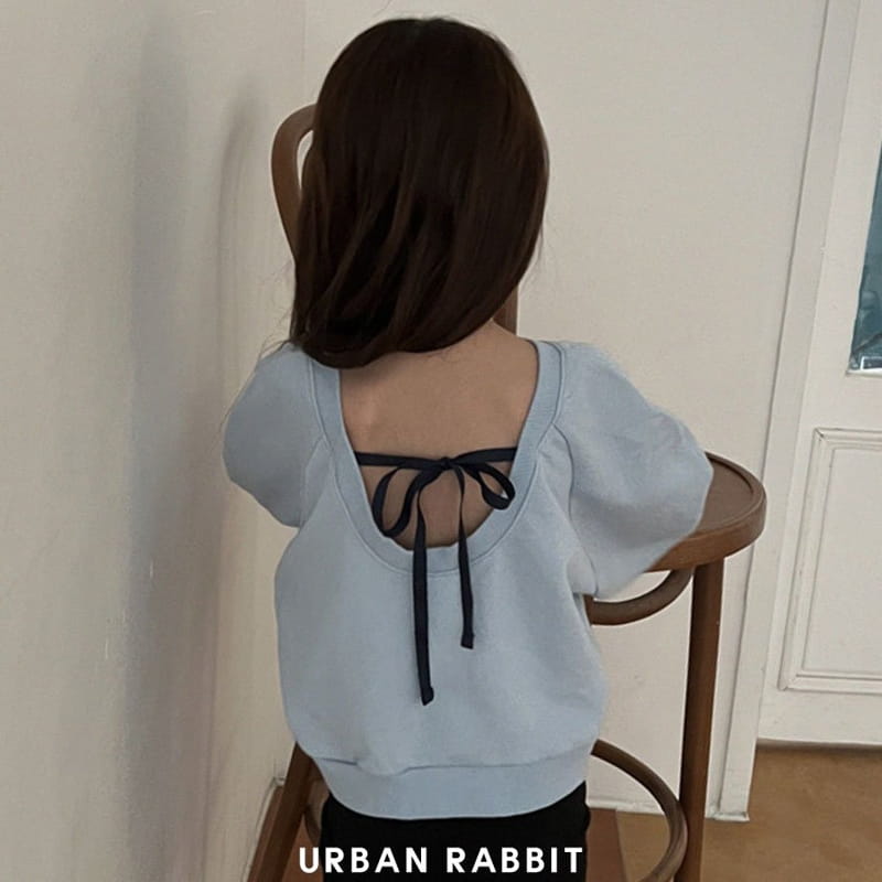 Urban Rabbit - Korean Children Fashion - #kidsshorts - Back Ribbon Sweatshirt - 6