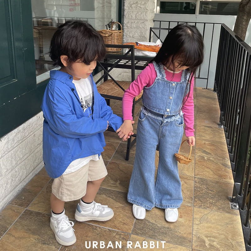 Urban Rabbit - Korean Children Fashion - #kidsshorts - Denim Vest - 8